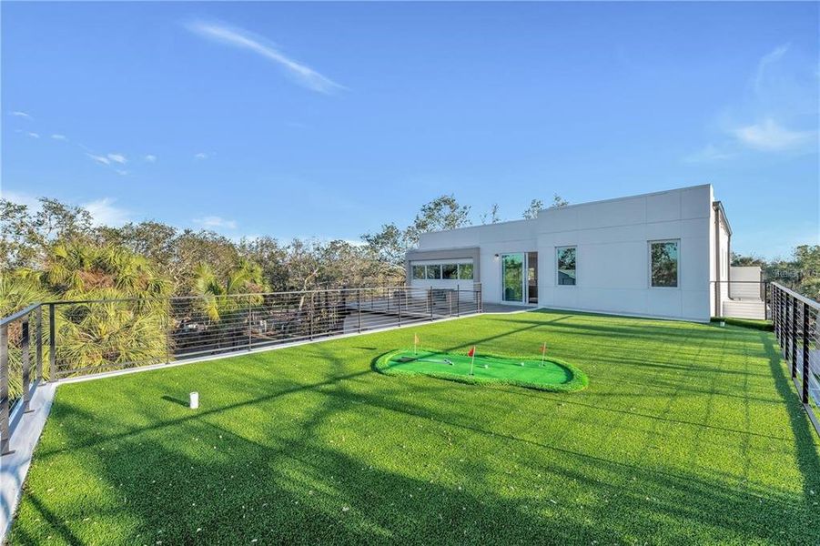Exterior details and patio area of a home in , Sarasota (Image 40).