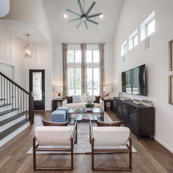 Representative Family Room - some options shown