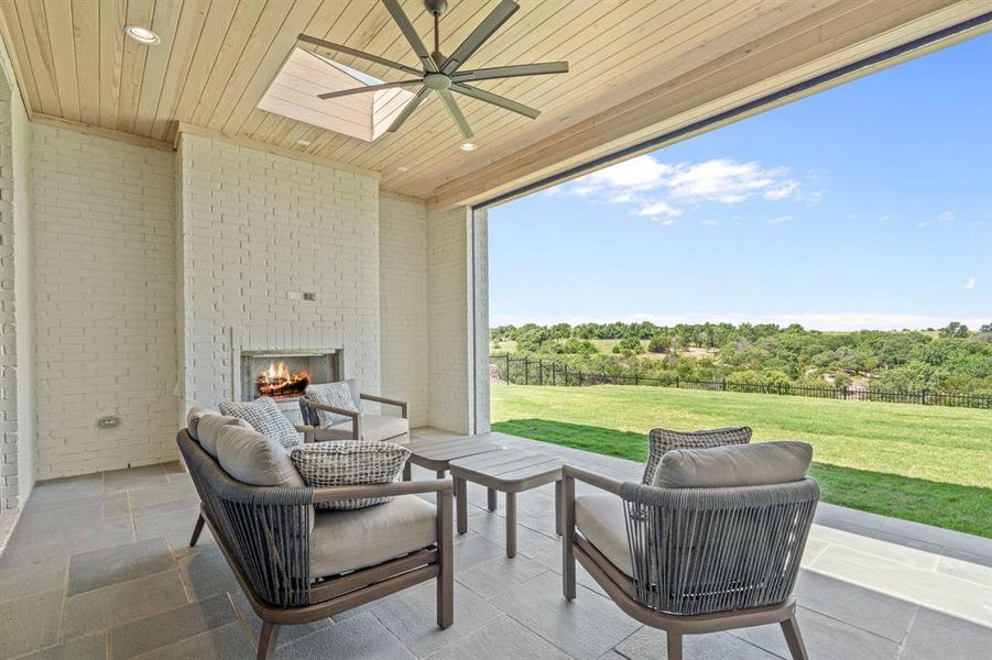 Exterior details and patio area of a home in , Fort Worth (Image 3).