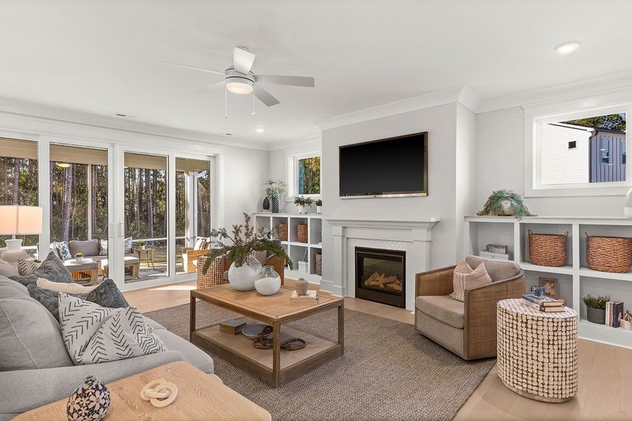 Representative furnished interior of a home built from the The Emerson by RobuckHomes in Stonehedge, Leesville (Image 40).