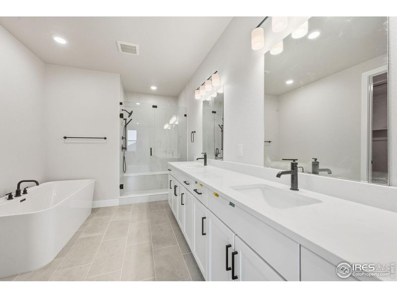 Furnished interior view inside a new home in Festival at RainDance, Windsor (Image 6).