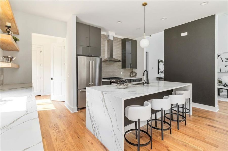 Furnished interior view inside a new home in , Decatur (Image 37).
