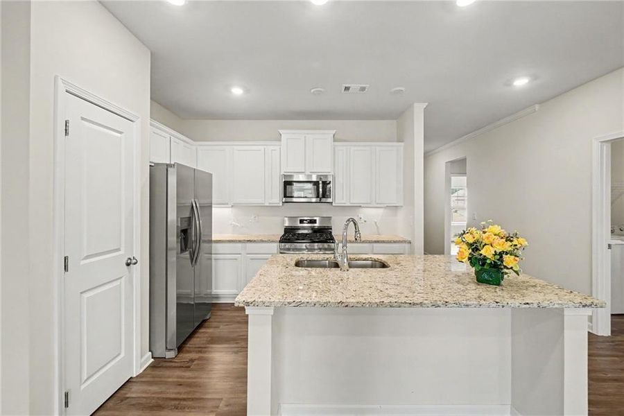 Furnished interior view inside a new home in Villages at Cedar Hill, Dallas (Image 5).