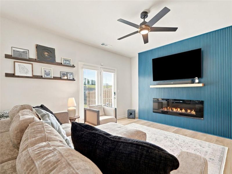 Furnished interior view inside a new home in Rolling Meadows, Jasper (Image 7). Furnished interior view inside a new home in Rolling Meadows, Jasper (Image 7).