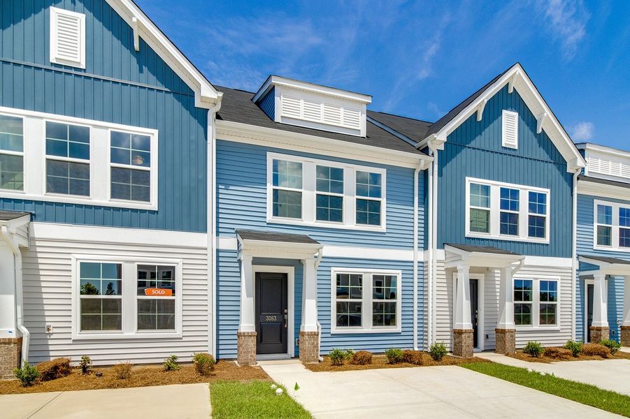 Front exterior of a new home in Astoria, Columbia, SC, highlighting curb appeal (Image 2). Front exterior of a new home in Astoria, Columbia, SC, highlighting curb appeal (Image 2).