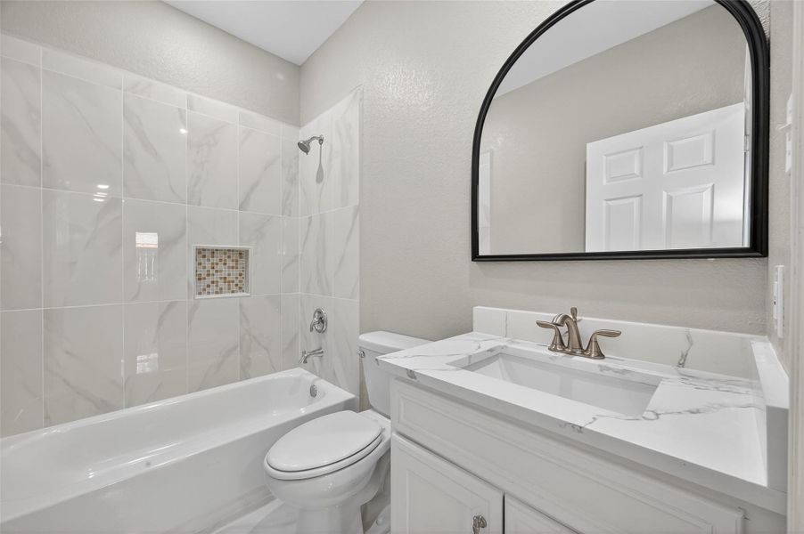 Furnished interior view inside a new home in , Houston (Image 9).