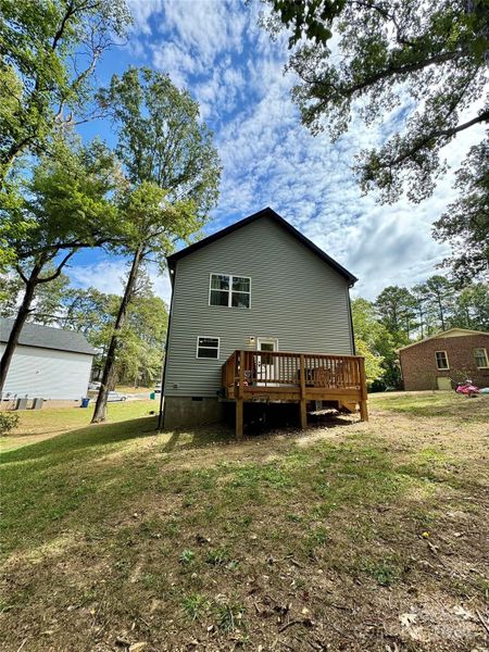 REAR ELEVATION - BACKYARD