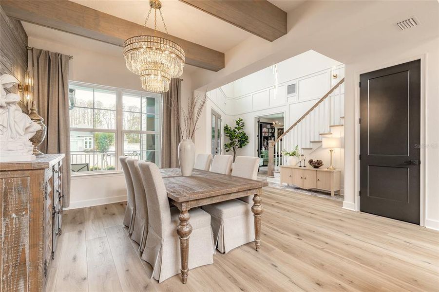 Furnished interior view inside a new home in , Port Orange (Image 54).