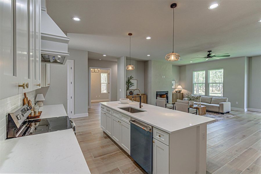 Move with ease in this spacious Kitchen.