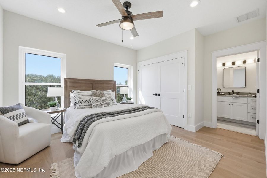 Furnished interior view inside a new home in , St. Augustine (Image 48).