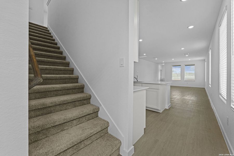 Spacious, unfurnished interior of a new home in Hightop Ridge, Converse (Image 12).