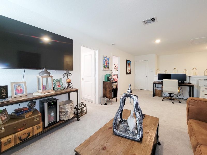 Furnished interior view inside a new home in Tavola, New Caney (Image 40).