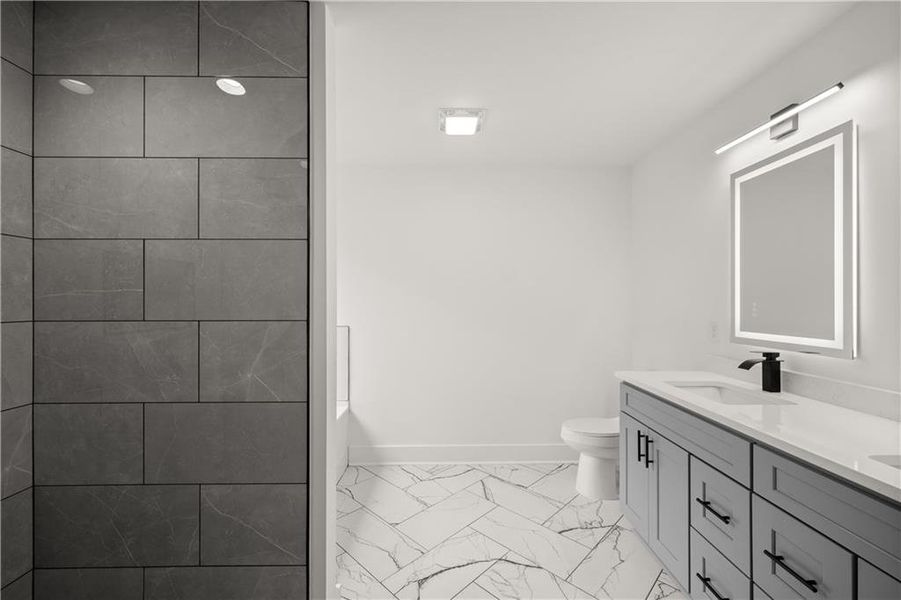 Furnished interior view inside a new home in , Clarkesville (Image 8). Furnished interior view inside a new home in , Clarkesville (Image 8).