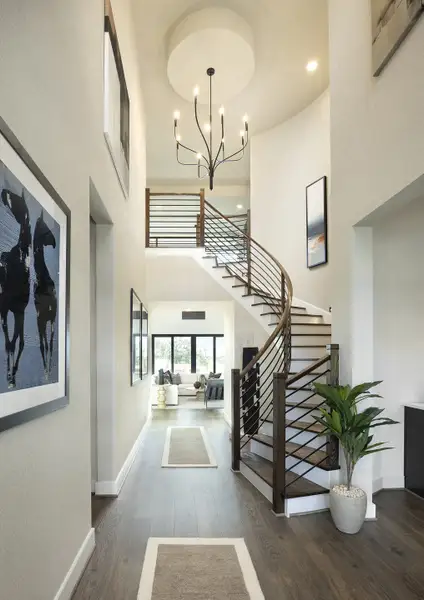 Representative furnished interior of a home built from the Jonestown by Scott Felder Homes in Esperanza, Boerne (Image 4).