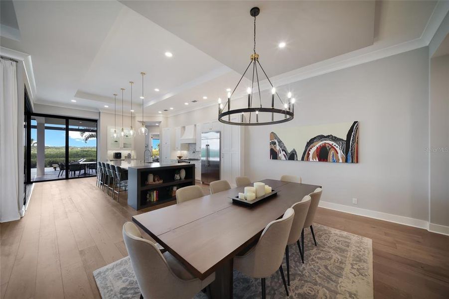Furnished interior view inside a new home in , Parrish (Image 54).
