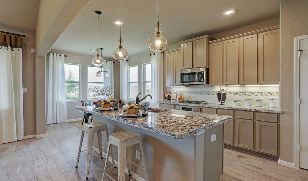 Large kitchen island