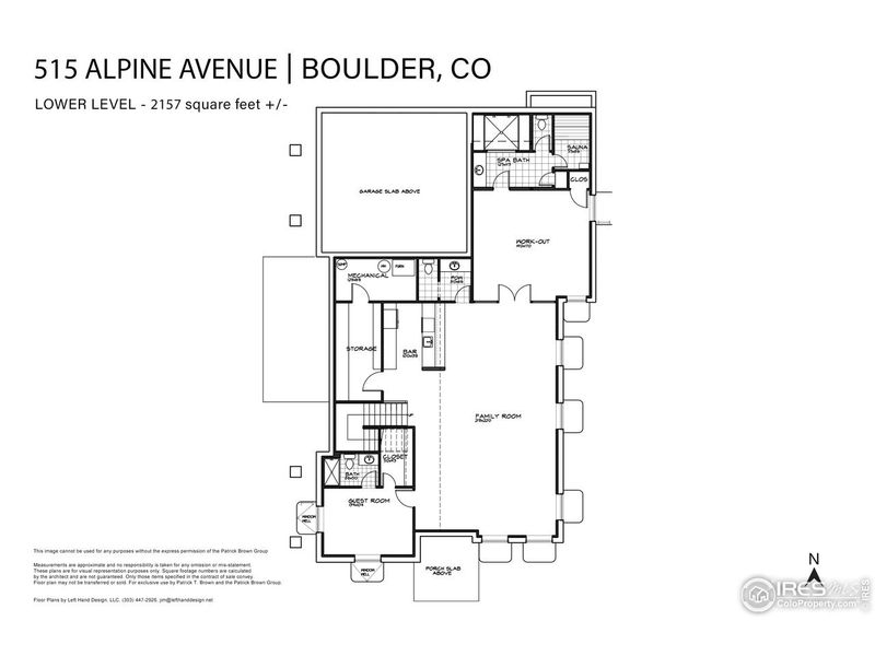 2D floor plan layout of this home in , Boulder, CO (Image 4).