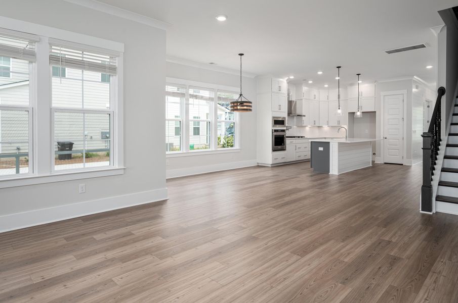 Spacious, unfurnished interior of a new home in Bayview Acres, Mount Pleasant (Image 4). Spacious, unfurnished interior of a new home in Bayview Acres, Mount Pleasant (Image 4).