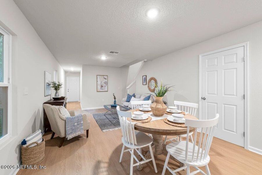 Furnished interior view inside a new home in , Jacksonville (Image 15).