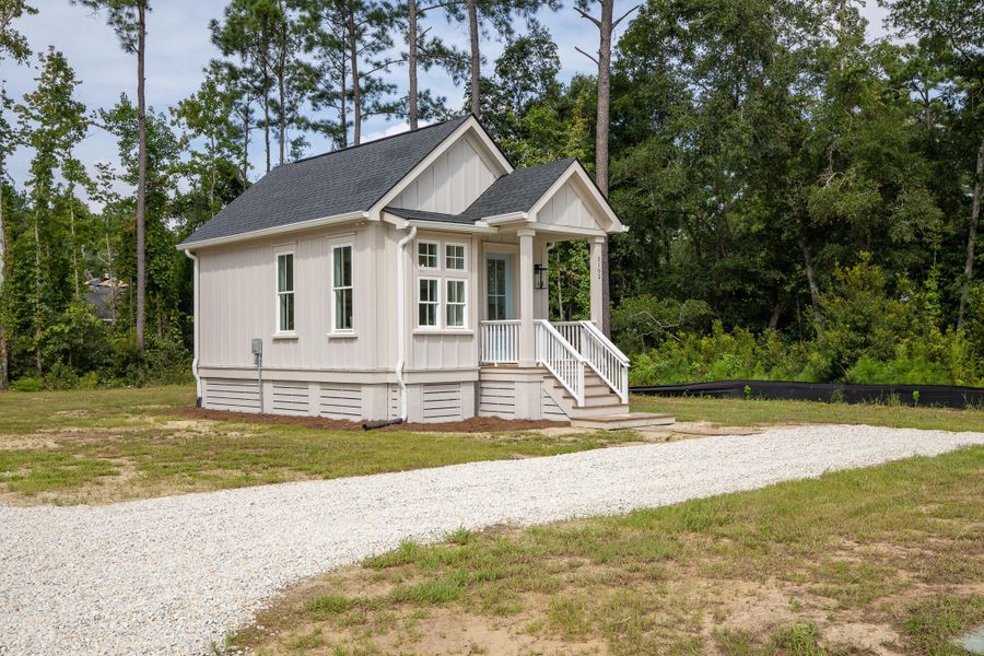 Front exterior of a new home in , McClellanville, SC, highlighting curb appeal (Image 19).