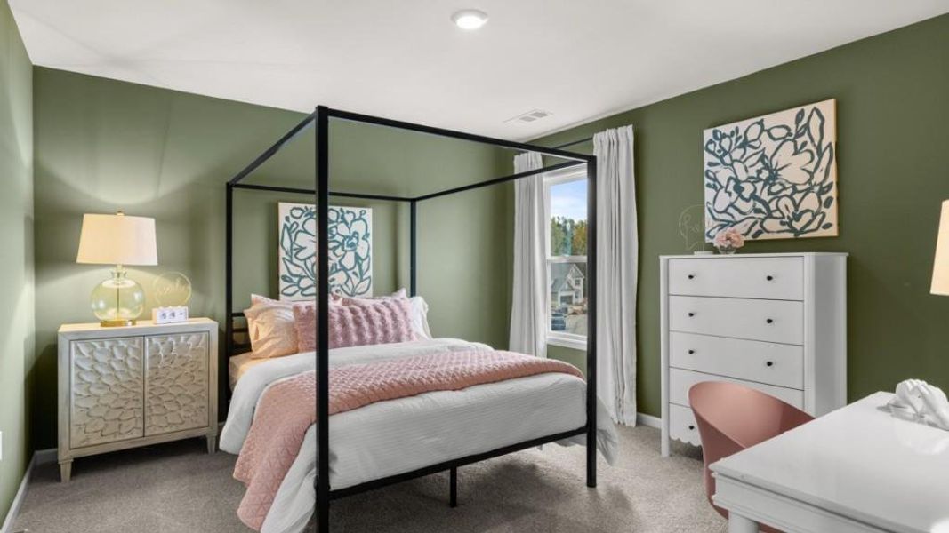 Furnished interior in a model home at Thalley Creek Estates in Cumming (Image 7).