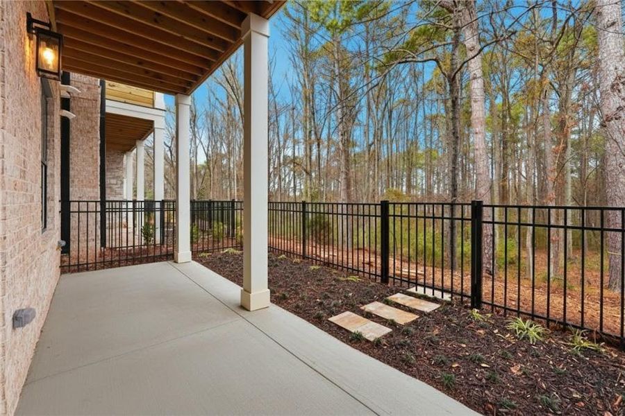 Exterior details and patio area of a home in , Alpharetta (Image 24). Exterior details and patio area of a home in , Alpharetta (Image 24).