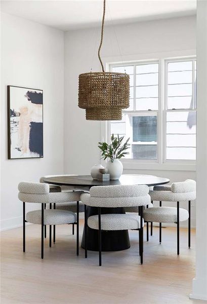 Furnished interior view inside a new home in , Atlanta (Image 10).