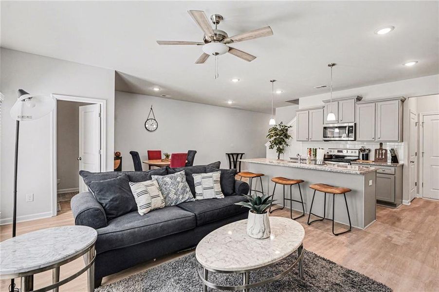 Furnished interior view inside a new home in , McDonough (Image 18).