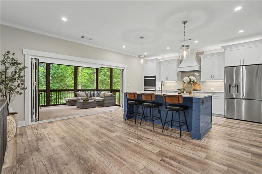 Furnished interior view inside a new home in , Hoschton (Image 13).