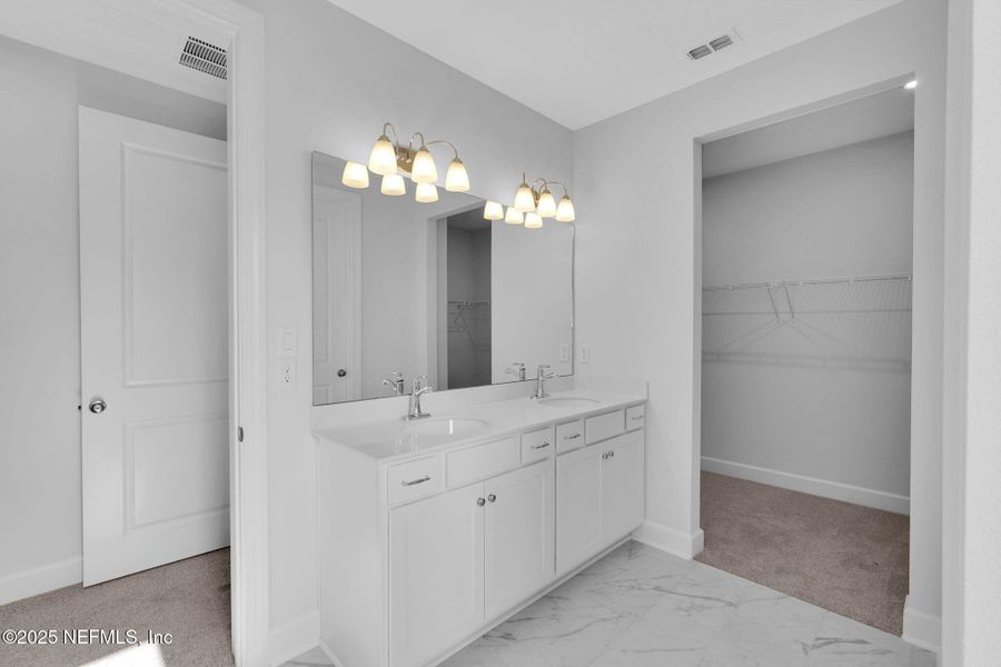 Furnished interior view inside a new home in Trailmark - Phase 10, St. Augustine (Image 12).