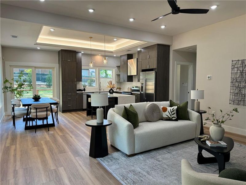 Furnished interior view inside a new home in , East Point (Image 6).