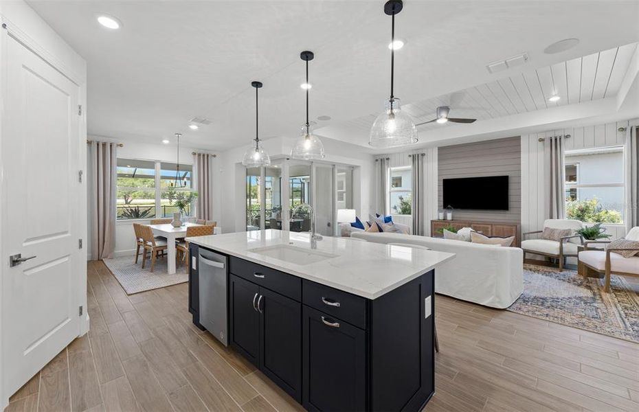 Furnished interior view inside a new home in , Nokomis (Image 7).