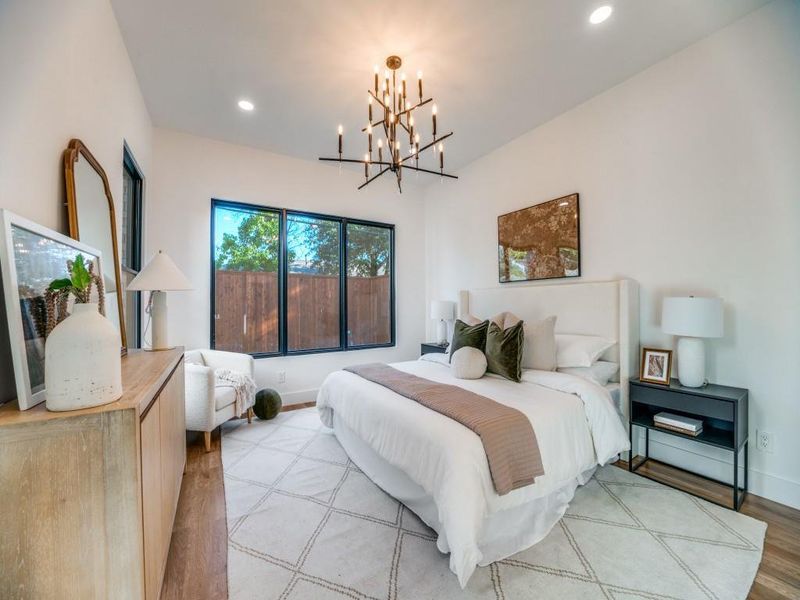 Furnished interior view inside a new home in , Dallas (Image 30).