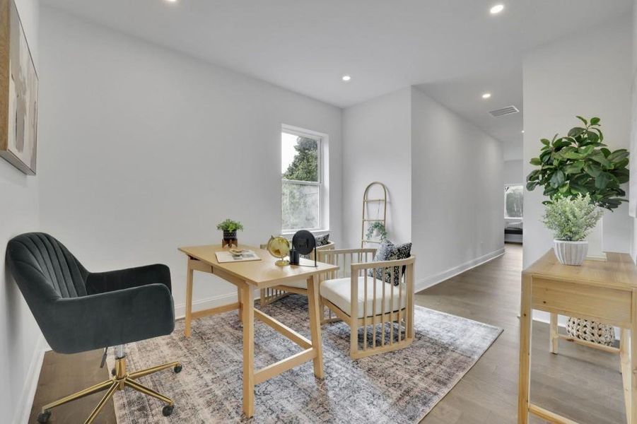Furnished interior view inside a new home in , Buford (Image 36).