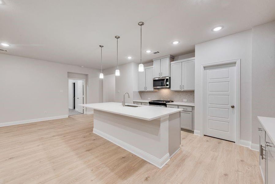 Furnished interior view inside a new home in Creekside of Crowley, Crowley (Image 9).