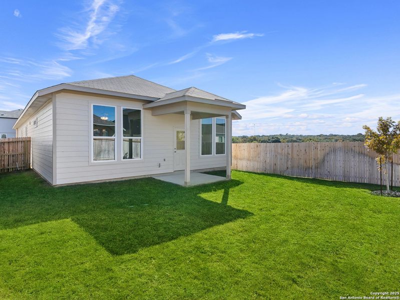 Exterior details and patio area of a home in Veranda: Classic, San Antonio (Image 2). Exterior details and patio area of a home in Veranda: Classic, San Antonio (Image 2).
