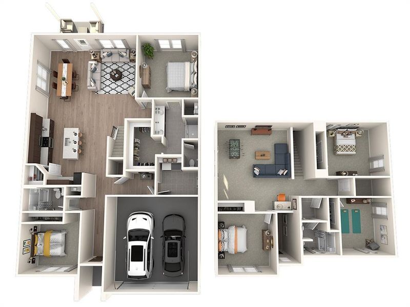 2D floor plan layout of this home in Stonehaven, Seagoville, TX (Image 2). 2D floor plan layout of this home in Stonehaven, Seagoville, TX (Image 2).