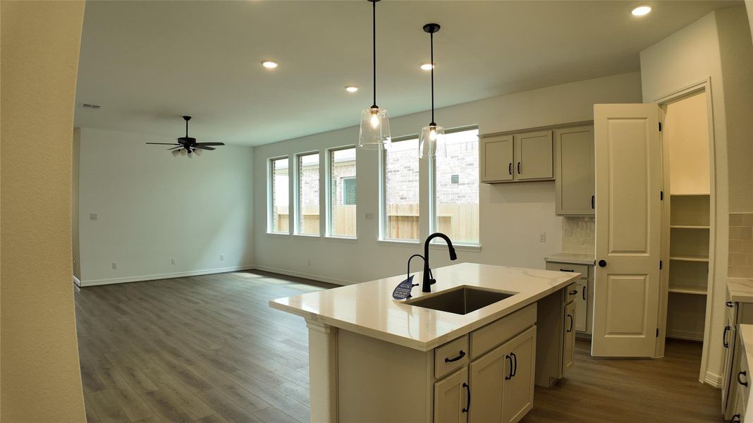 Furnished interior view inside a new home in Wildrye, Waller (Image 4).