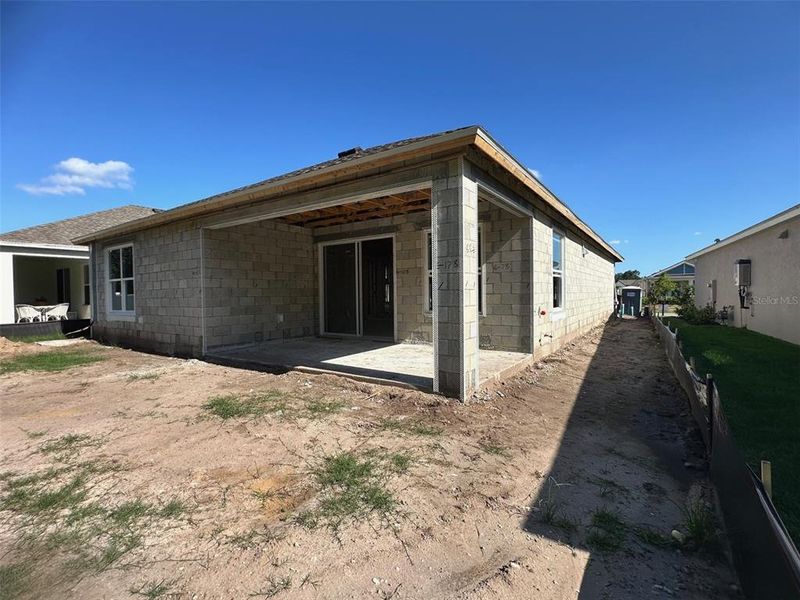 Exterior details and patio area of a home in Cascades at Southern Hills, Brooksville (Image 29).