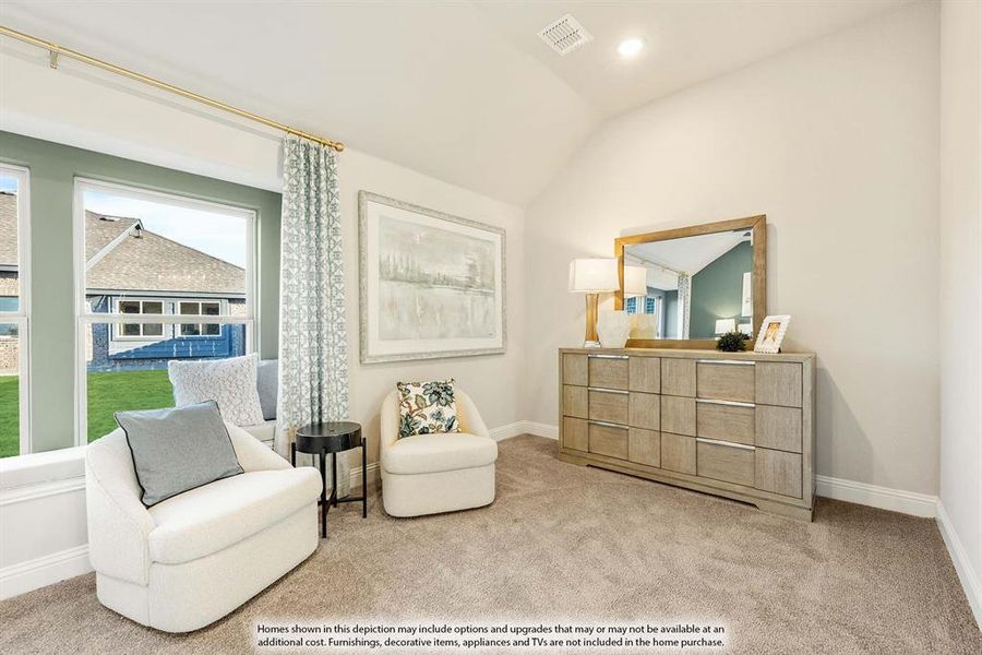 Furnished interior view inside a new home in Hunters Ridge, Crowley (Image 22).