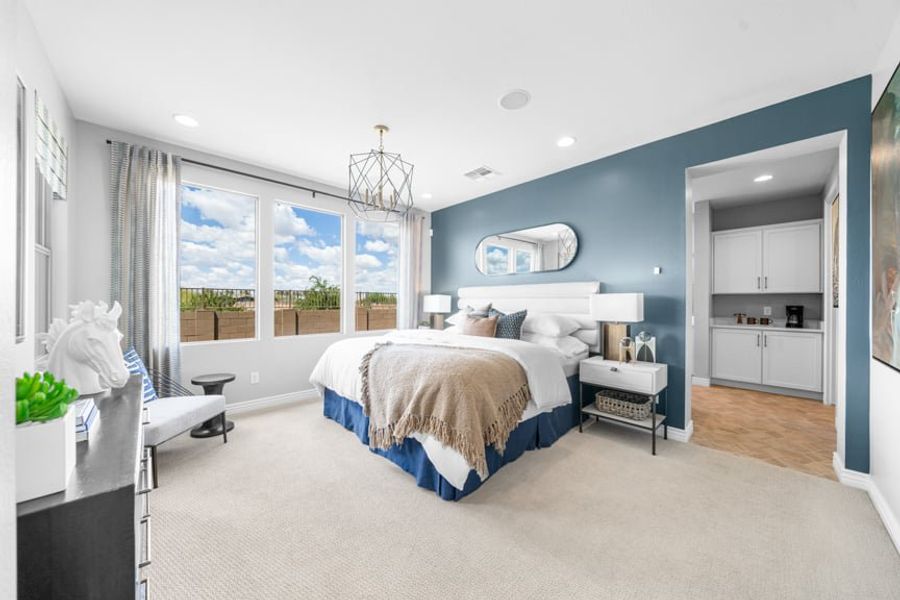 Furnished interior view inside a new home in Meridian, San Tan Valley (Image 6).