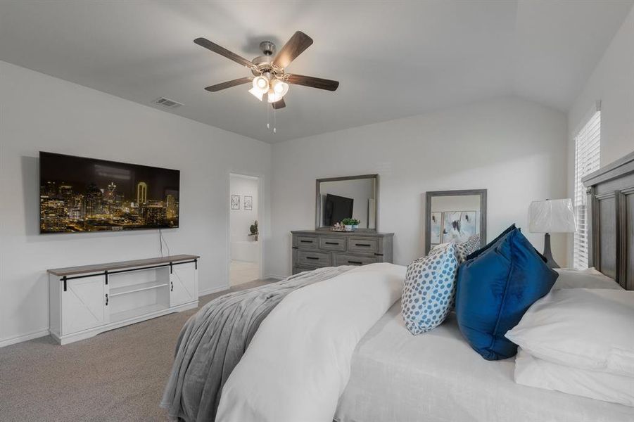 Furnished interior view inside a new home in Fireside by the Lake, Garland (Image 14). Furnished interior view inside a new home in Fireside by the Lake, Garland (Image 14).