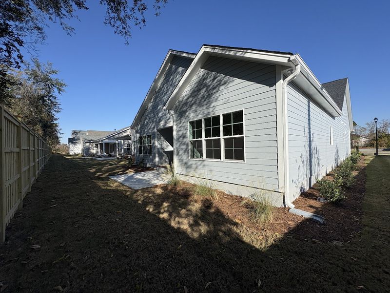 Exterior details and patio area of a home in Riverside Cove, Wilmington (Image 25).