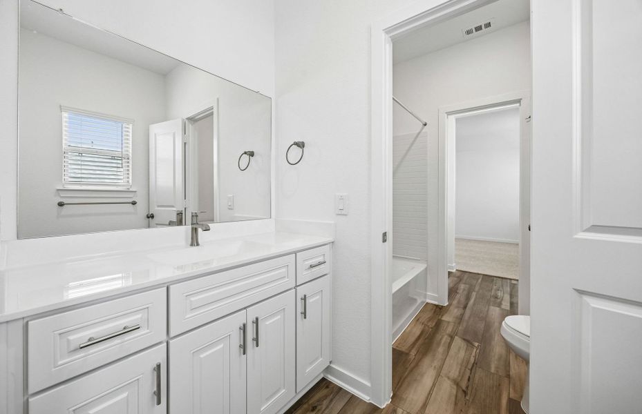 Furnished interior view inside a new home in Mavera, Conroe (Image 12).