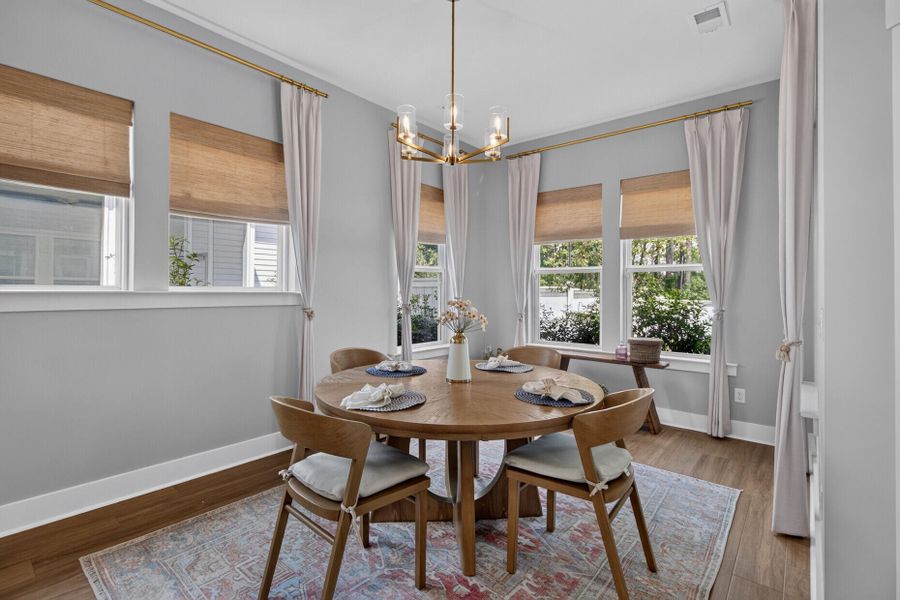 Furnished interior view inside a new home in , Summerville (Image 10).