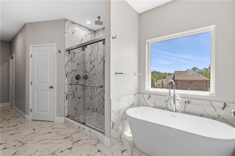 Furnished interior view inside a new home in , Atlanta (Image 15).