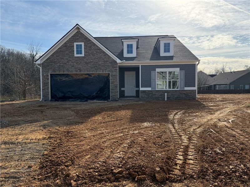 In-progress construction of a new home in Maple Village, Adairsville, GA (Image 5).