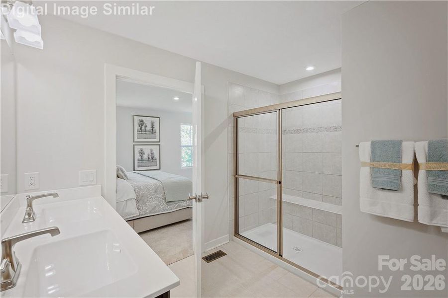 DOMINICA SPRING- OWNER'S BATH. Illustrative purposes only