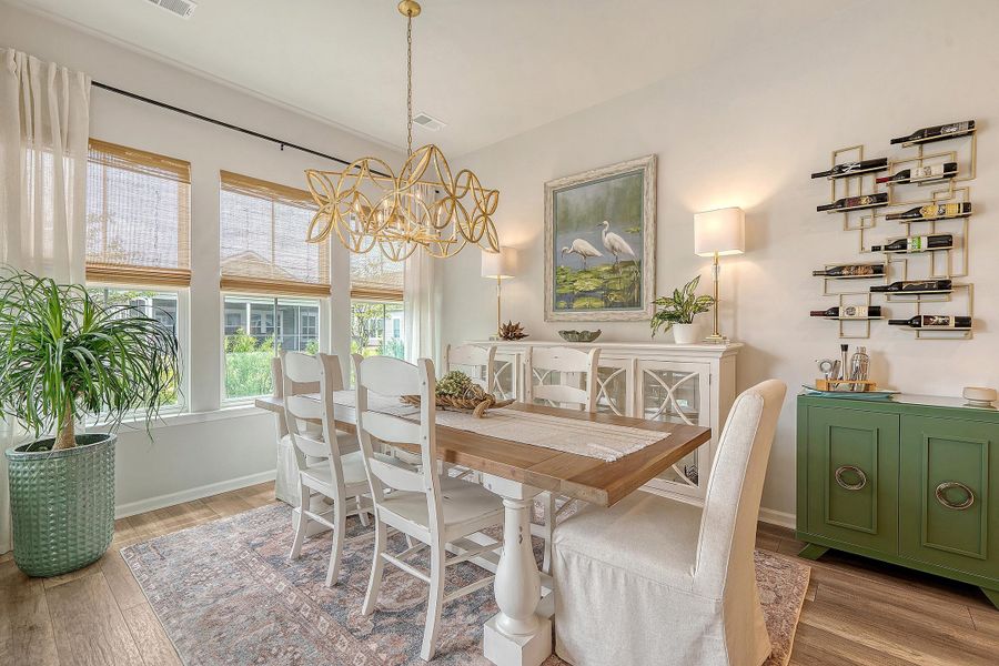 Furnished interior view inside a new home in Horizons at Summers Corner | 55+: The Estates, Summerville (Image 12).