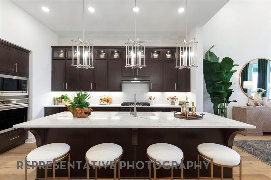 Furnished interior view inside a new home in Ridge Crossing, Waxahachie (Image 22).